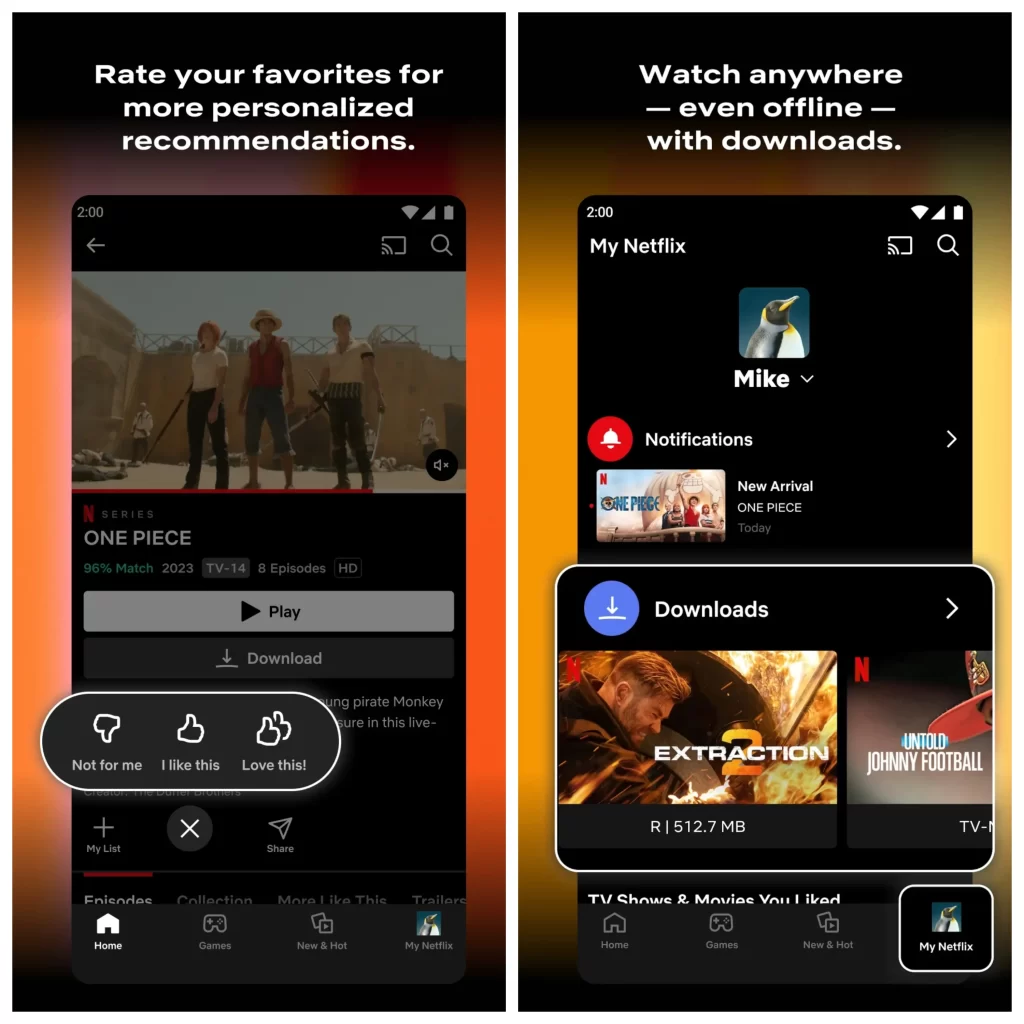 Netflix Mod Apk (Premium Unlocked)