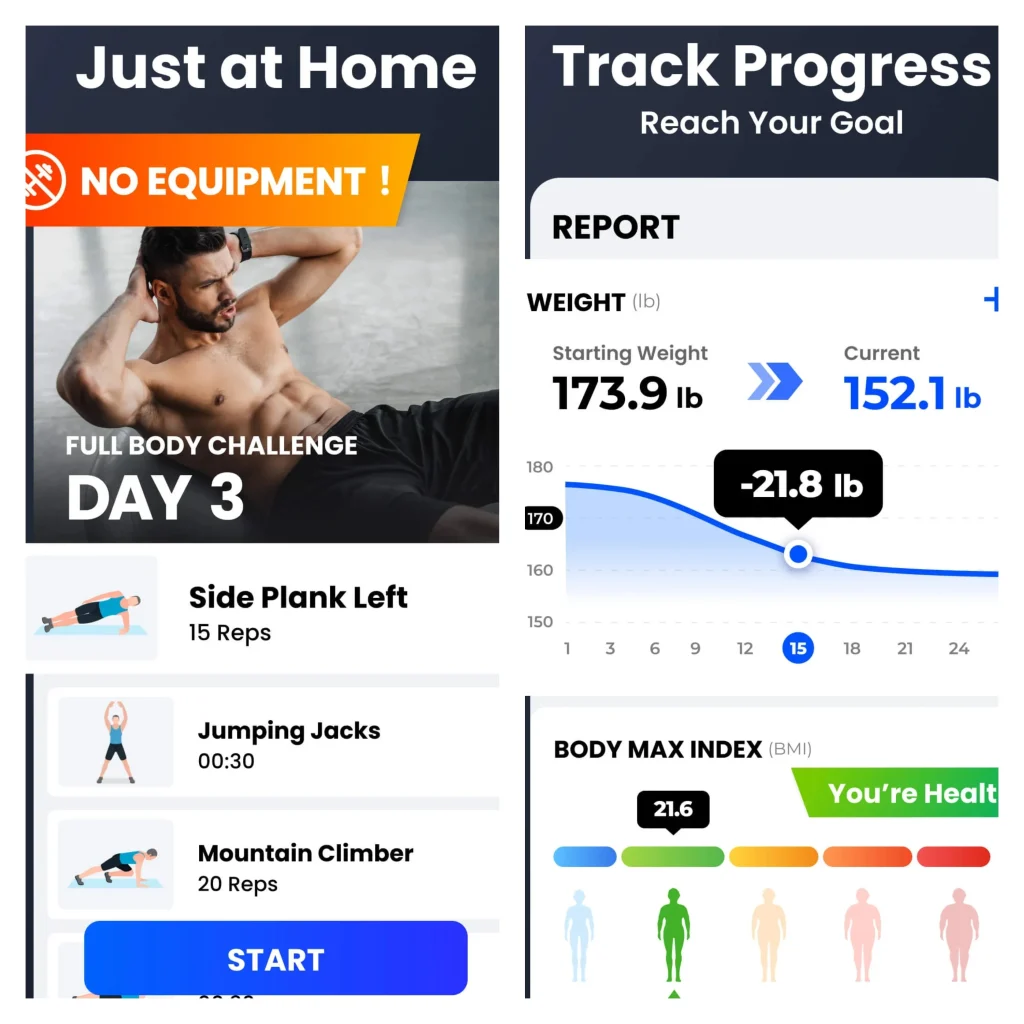 Home Workout Mod Apk (Premium Unlocked) Latest Version