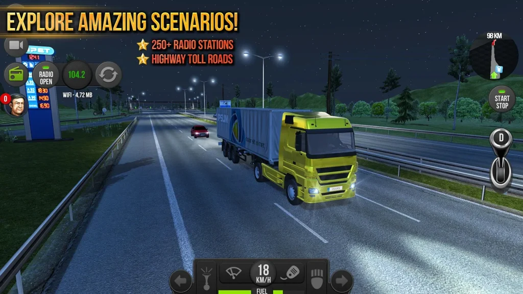 Truck Simulator Europe Mod Apk (Unlimited Money)